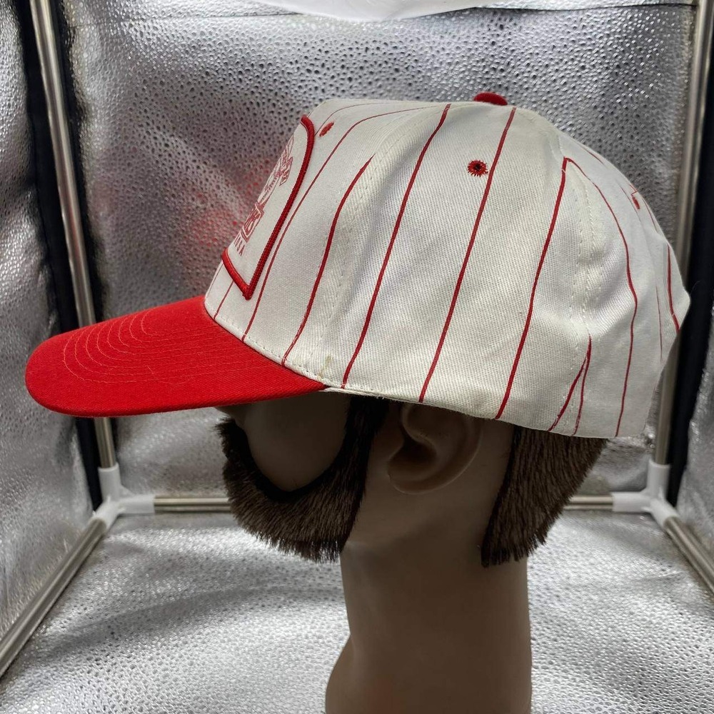 VTG Kings Cap OSC World Series Team Ponderosa Mens OS White Red Pinstripe Snap - Picture 3 of 9